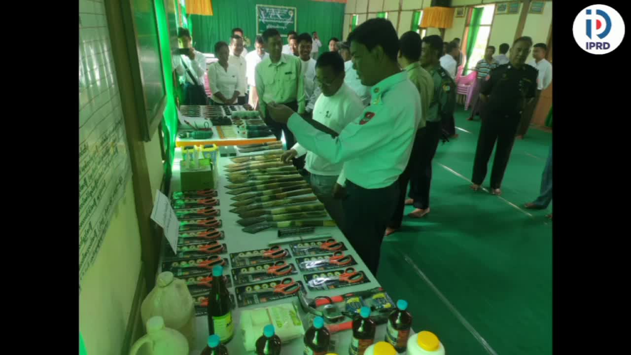 နာဂကိုယ်ပိုင်အုပ်ချုပ်ခွင့်ရဒေသ လဟယ်မြို့တွင် ကြိမ်၊ ဝါး လက်မှုထု...