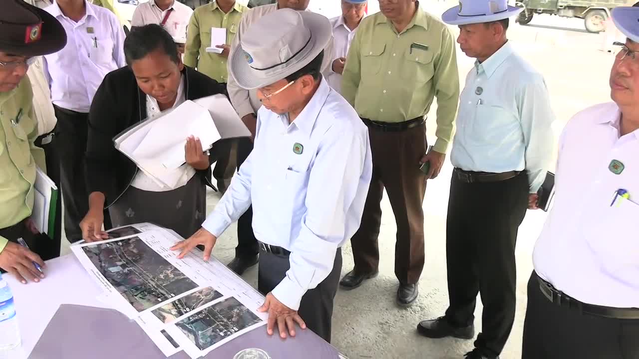 နေပြည်တော်ကောင်စီဥက္ကဋ္ဌ ဦးသန်းထွန်းဦး နေပြည်တော်အတွင်း စိုက်ပျိ...