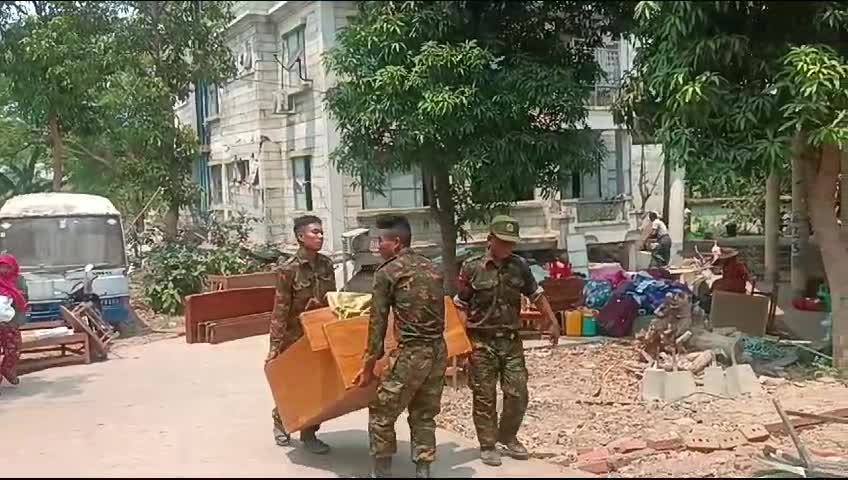ငလျင်လှုပ်ခတ်မှုဖြစ်ပွားခဲ့သည့် စစ်ကိုင်းတိုင်းဒေသကြီး၊ မန္တလေး...