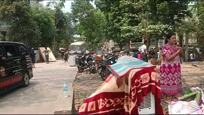 ငလျင်လှုပ်ခတ်မှုဖြစ်ပွားခဲ့သည့် စစ်ကိုင်းတိုင်းဒေသကြီး၊ မန္တလေး...