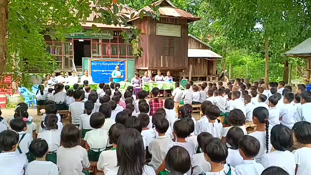 ကြံခင်းမြို့နယ် အမက မြို့မမြောက်ကျောင်းတွင် စာဖတ်ရှိန်မြှင့်တင်ရ...