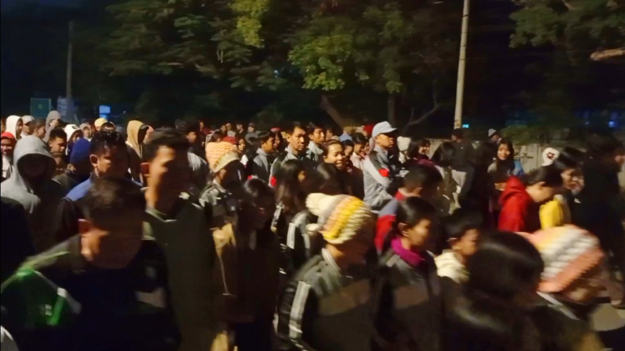 ကျောက်ဆည်မြို့၌ ဒီဇင်ဘာလ လူထုလမ်းလျှောက်ပွဲ ကျင်းပ