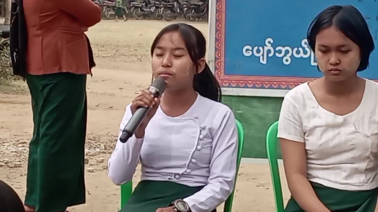 ပျော်ဘွယ်မြို့၊ အခြေခံပညာအထက်တန်းကျောင်း(ရွာသစ်)၌ လူငယ်စကားဝိုင်း...