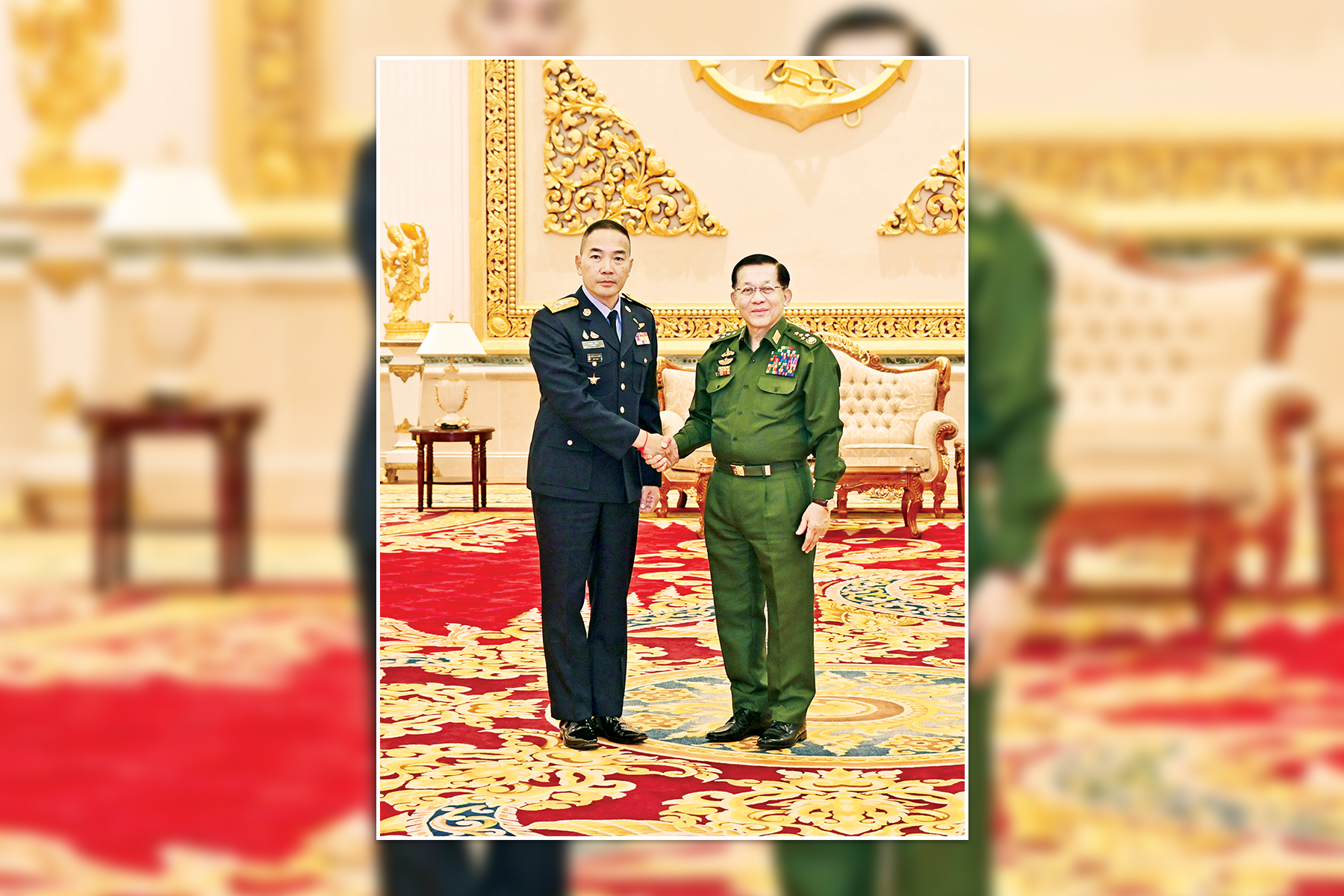 ထိုင်းဘုရင့်လေတပ်ဦးစီးချုပ် ကိုယ်စားလှယ်အဖွဲ့အား လက်ခံတွေ့ဆုံ