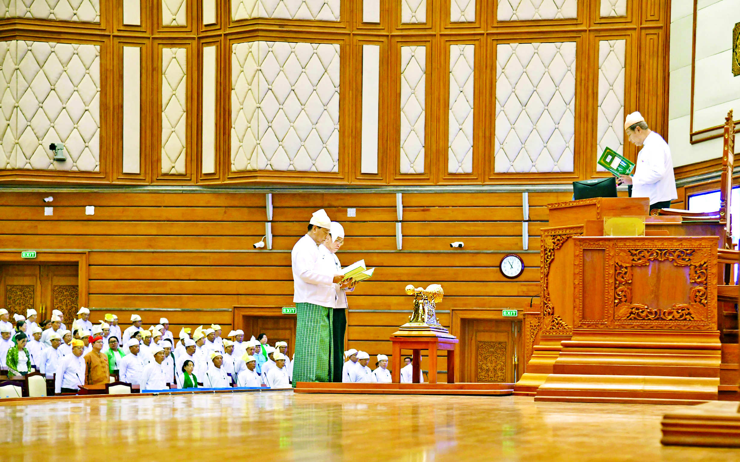 တတိယအကြိမ်ပြည်သူ့လွှတ်တော် ပထမပုံမှန်အစည်းအဝေး(ပထမနေ့) စတင်ကျင်းပ