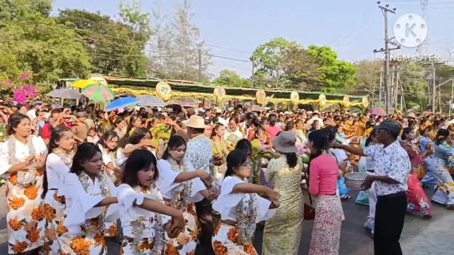 ကော့မှူးတွင် မြန်မာ့ရိုးရာမဟာလမ်း‌လျှောက်သင်္ကြန်ဖွင့်ပွဲကျင်းပ
