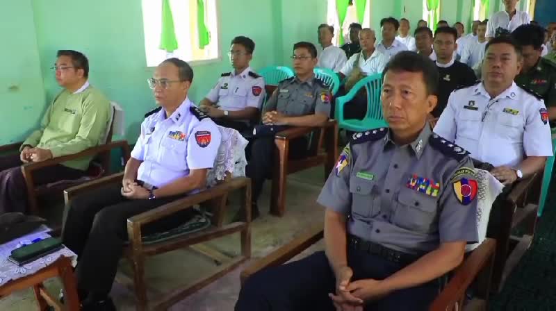 ကရင်ပြည်နယ်ဝန်ကြီးချုပ်ဦးစောမြင့်ဦးပြည်သူ့စစ်မှုထမ်းသင်တန်းအ...