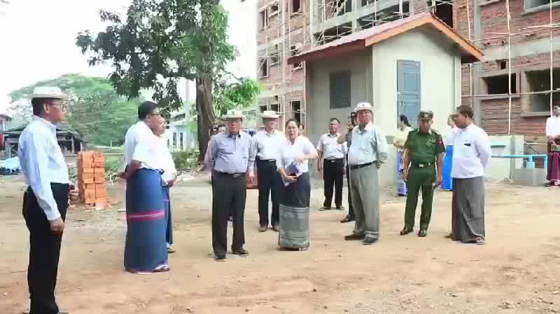 ကရင်ပြည်နယ်၀န်ကြီးချုပ်ဦးစောမြင့်ဦးတည်ဆောက်ရေးလုပ်ငန်းများအားက...
