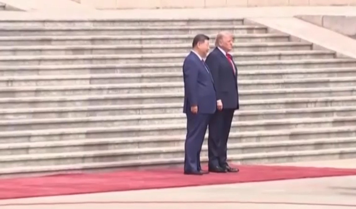 Beijing  :   Trump   &   Xi   meet