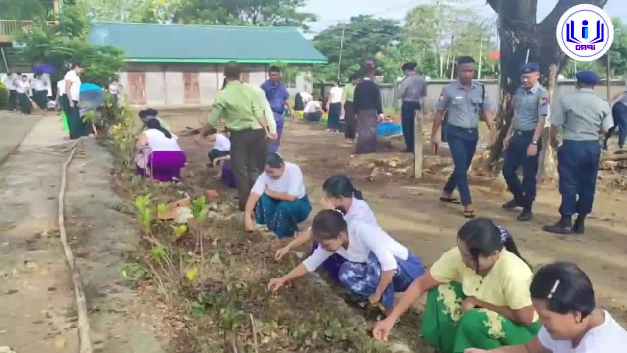 ပေါင်မြို့နယ် အထက(မင်းတန်း)ကျောင်း၌ ရက်(၁၀၀)စီမံချက်ဖြင့်  စုပေါင်း...