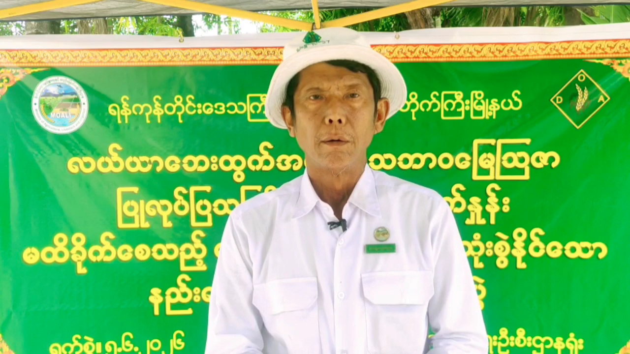 တိုက်ကြီးမြို့နယ်၌ လယ်ယာဘေးထွက်အခြေခံ သဘာဝမြေဩဇာ ပြုလုပ်ပြသခြင်းန