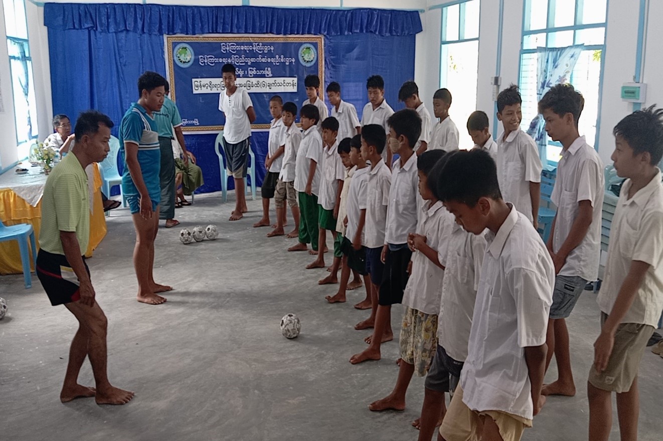 မြစ်သားမြို့နယ်၌ ရိုးရာခြင်းလုံးအခြေခံထိ(၆)ချက်သင်တန်း ဖွင့်လှစ်