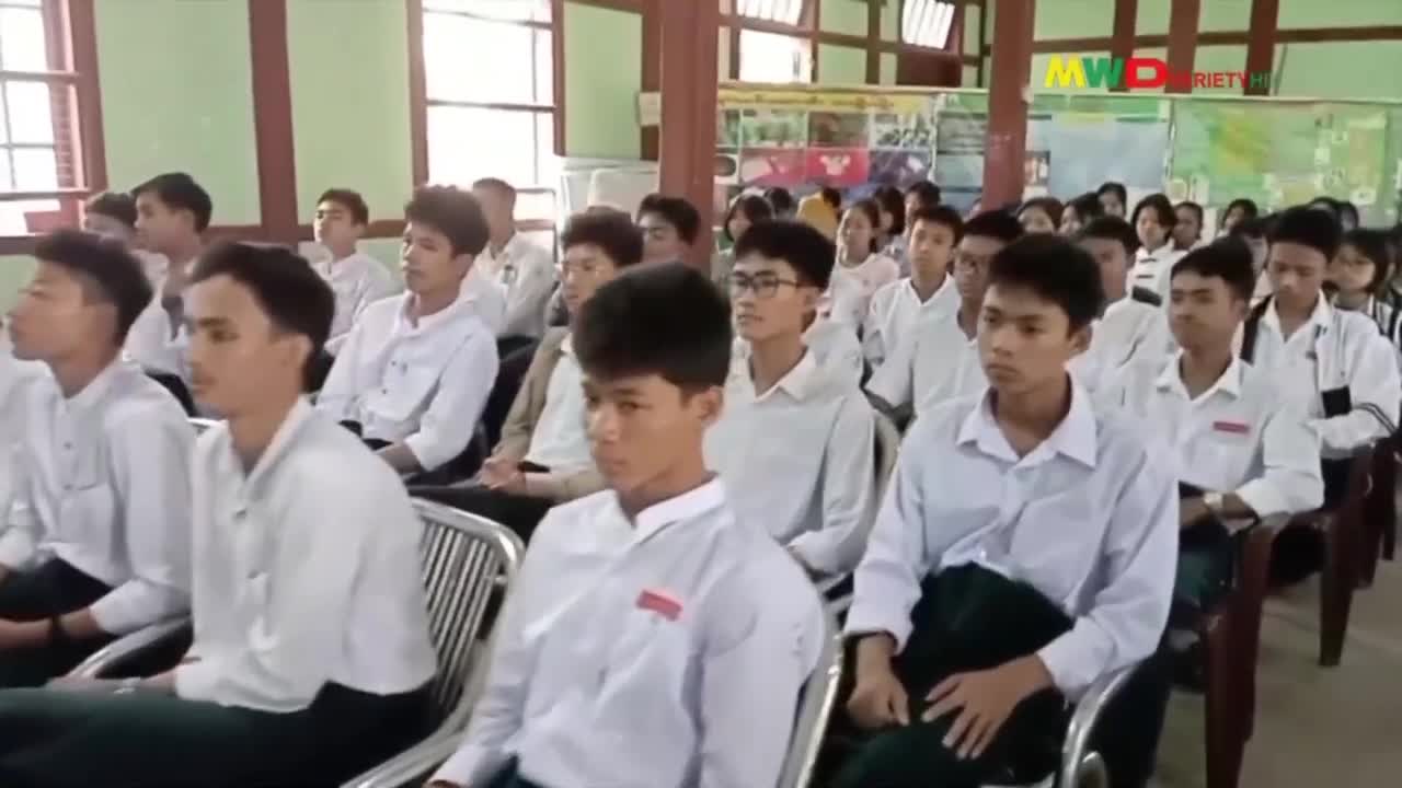 ပျော်ဘွယ်မြို့နယ်၌ လူငယ်နှင့်မူးယစ်ဆေးဝါးအန္တရာယ် အသိပညာပေးခေါင...