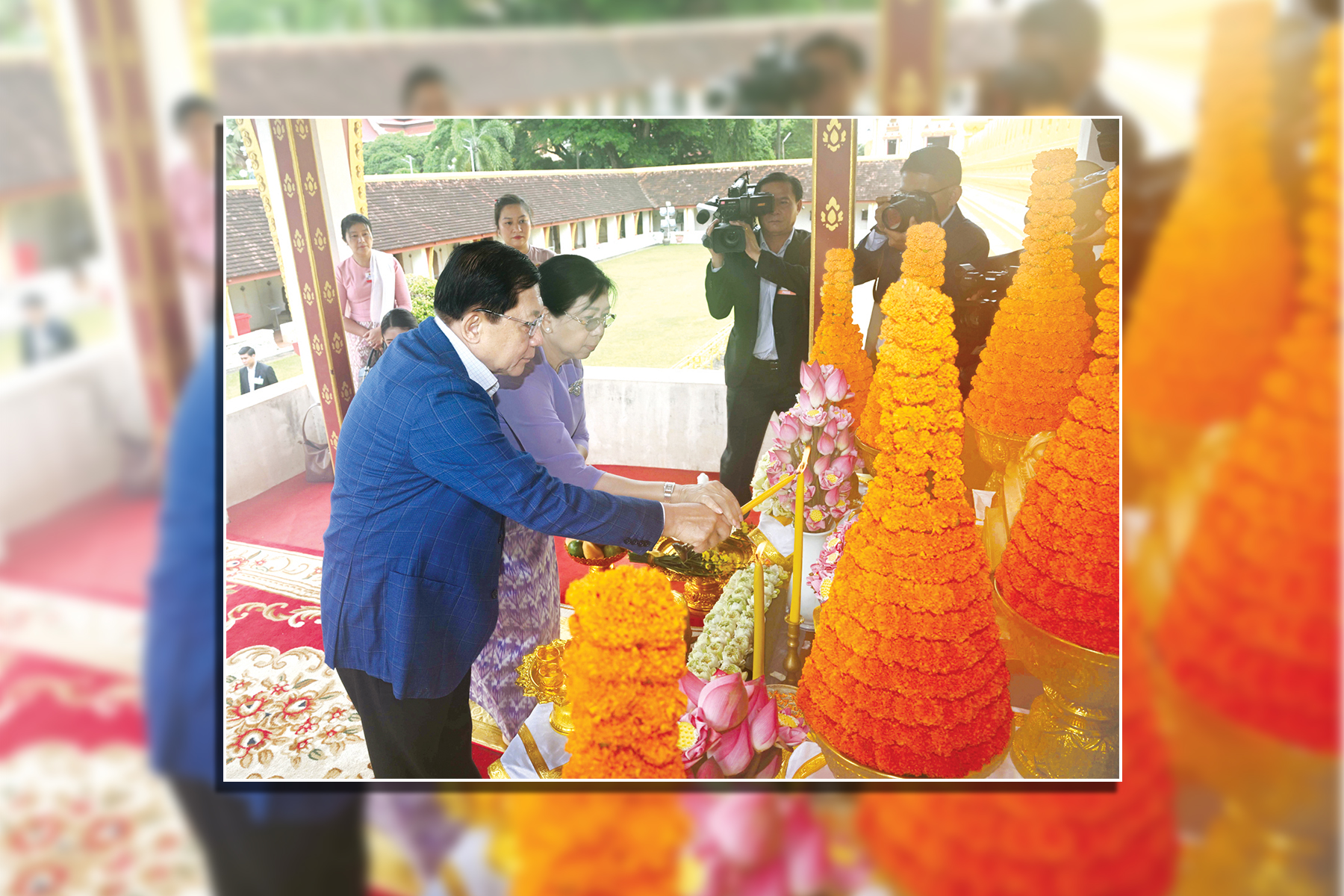 ထက်လွမ်စေတီတော်သို့ သွားရောက် ဖူးမြော်ကြည်ညို