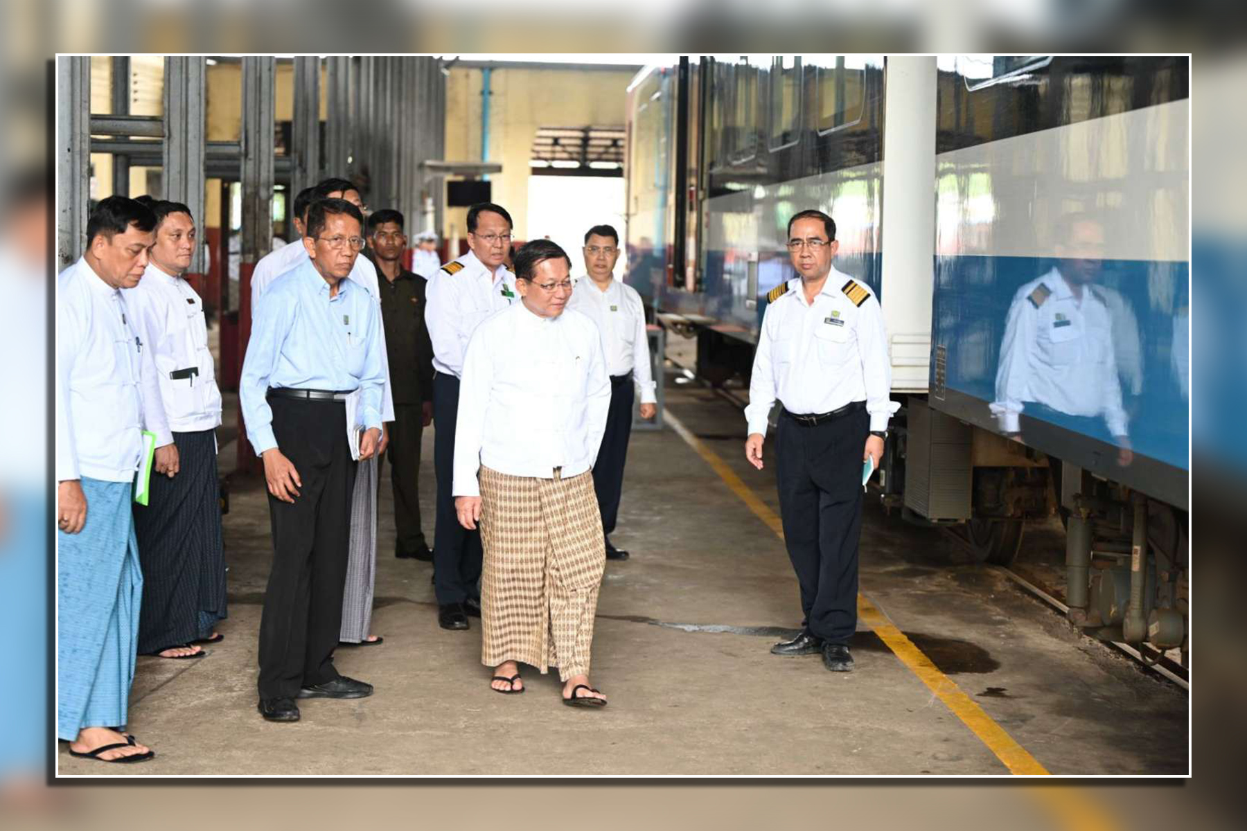 ဒီဇယ်စက်ခေါင်းရုံ(မလွှကုန်း) သို့ သွားရောက်ကြည့်ရှုစစ်ဆေး