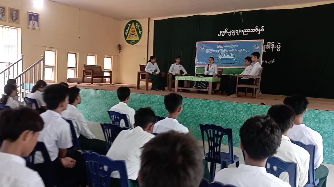 ပျော်ဘွယ်မြို့၊ အ.ထ.က-၂(ပန်းစုံ)၌ လူငယ်စကားဝိုင်းကျင်းပ
