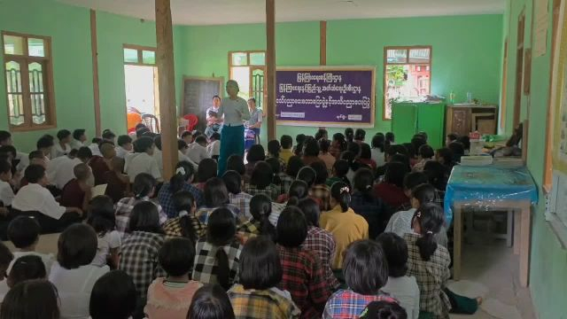 မြို့သစ်မြို့နယ်၊လဲလူ(အထက-ခွဲ)တွင်လူငယ်အသိပညာပေးဟောပြောပွဲနှင့်ပ...