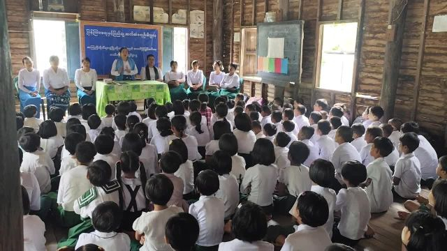ကြံခင်းမြို့ အခြေခံပညာမူလတန်းကျောင်း(မြို့မမြောက်)တွင် အသိအညာပေးဟ...