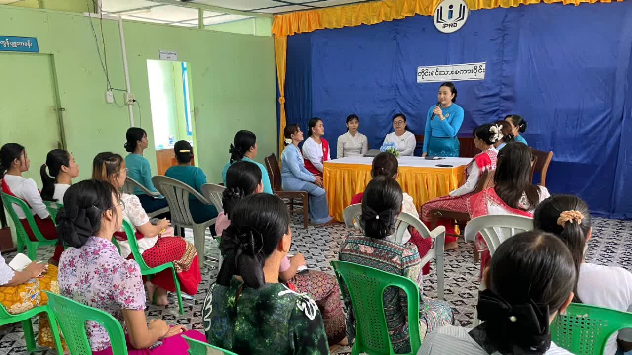 ကော့သောင်းခရိုင်လူထုအခြေပြုဗဟိုဌာန Community Centre၌ တိုင်းရင်းသားစကားဝိုင...