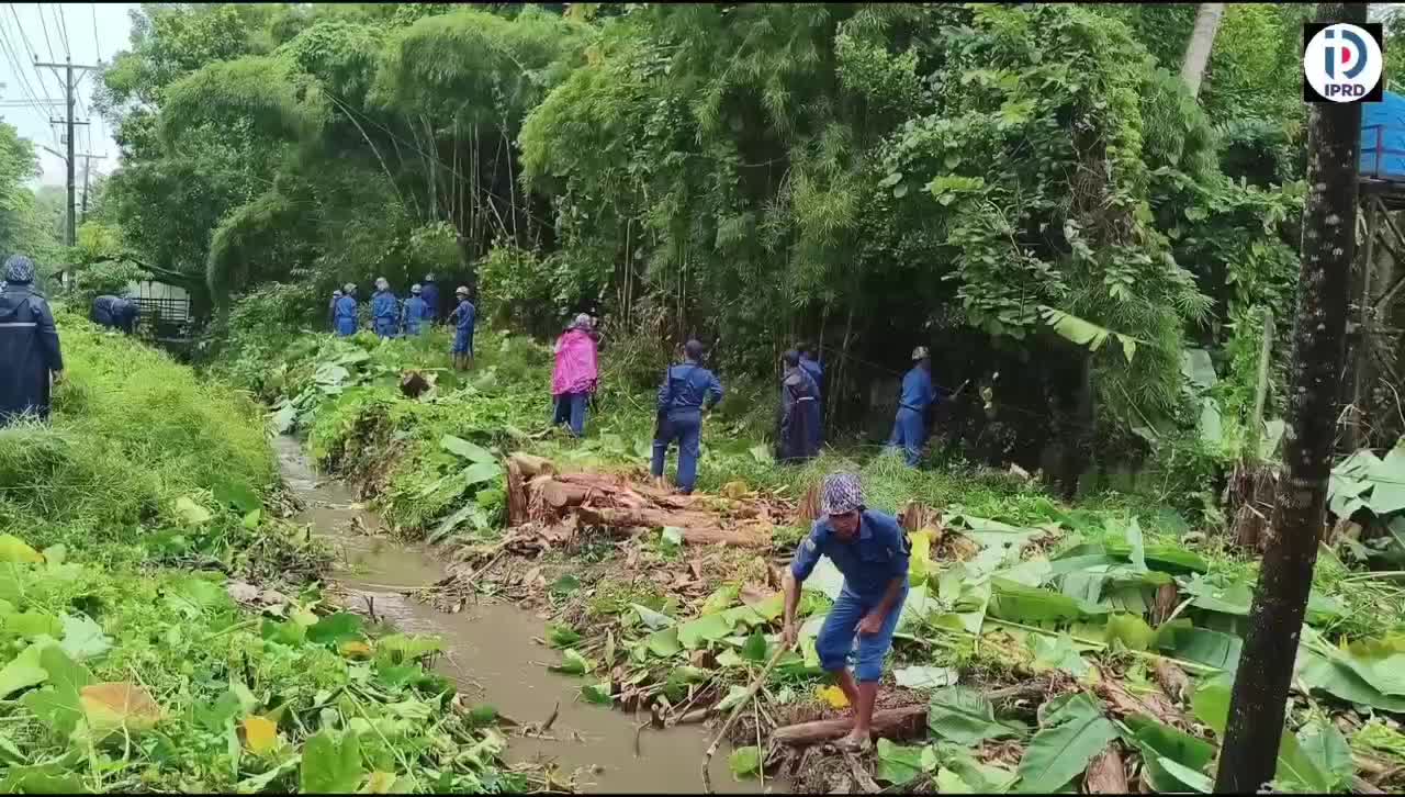 ကျောင်းကုန်းမြို့၌ ရေစီးရေလာကောင်းမွန်စေရေးအတွက် ရေနှုတ်မြောင်း...