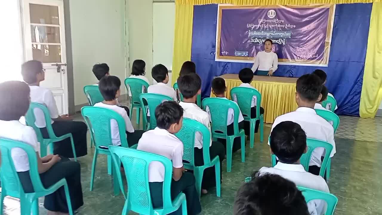 ပျော်ဘွယ်မြို့နယ်၌ မူးယစ်ဆေးဝါးအန္တရာယ်ကာကွယ်ရေး အသိပညာ ပေး ဟောပြ...